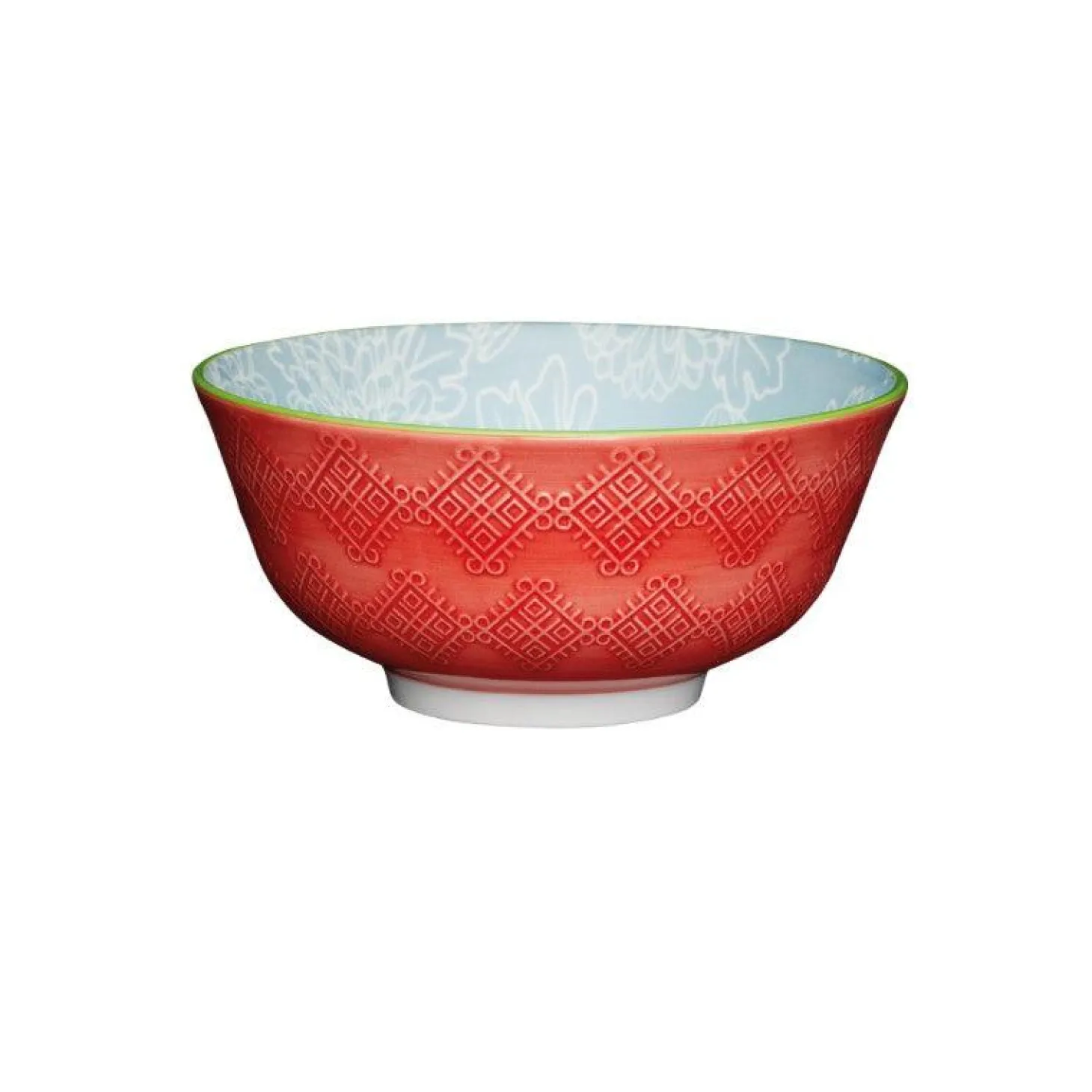 Kitchencraft Stoneware Bowl - Grey Floral