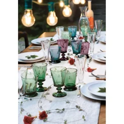 La Rochere Bee Embossed Clear Glass Footed Bowl - 13cm