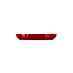Le Creuset 19cm Stoneware Christmas Tree Plate - Cerise