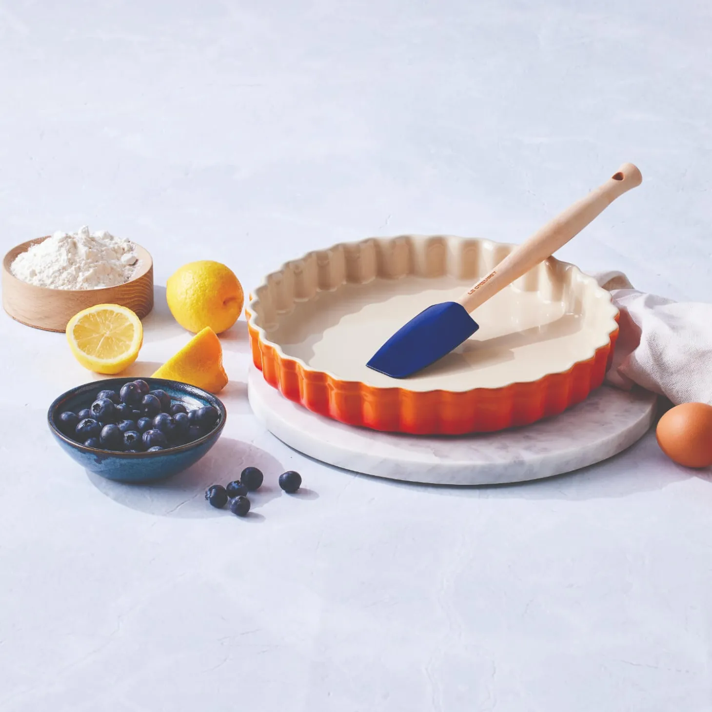 Le Creuset Craft Medium Silicone Spatula - Azure