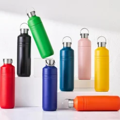 Le Creuset 'On The Go' 1-Litre Insulated Water Bottle - Satin Black