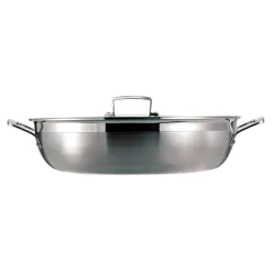 Le Creuset 3-Ply Stainless Steel Shallow Casserole - 24cm