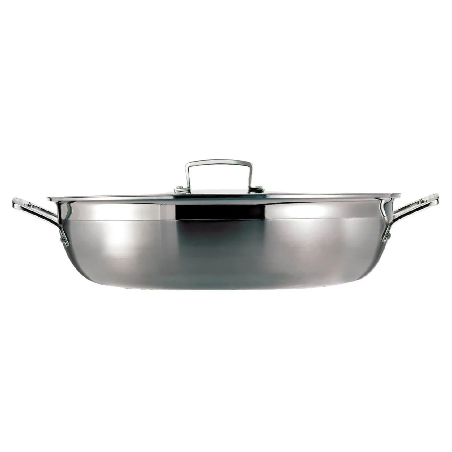 Le Creuset 3-Ply Stainless Steel Shallow Casserole - 24cm