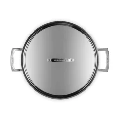 Le Creuset 3-Ply Stainless Steel Deep Round Casserole - 28cm
