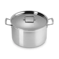Le Creuset 3-Ply Stainless Steel Deep Round Casserole - 28cm