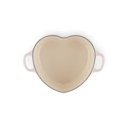 Le Creuset Signature Cast Iron 1.9 Litre Heart Casserole - Shell Pink