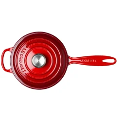 Le Creuset Signature Cast Iron 16cm Saucepan - Cerise