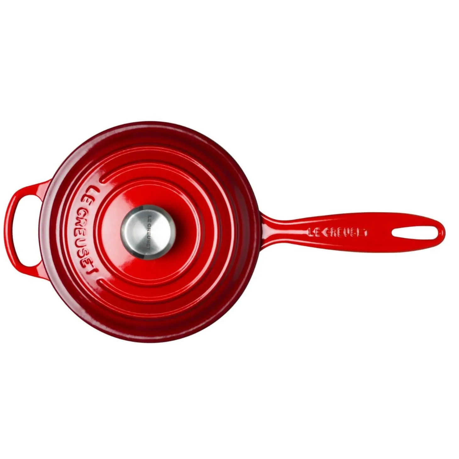 Le Creuset Signature Cast Iron 20cm Saucepan - Cerise