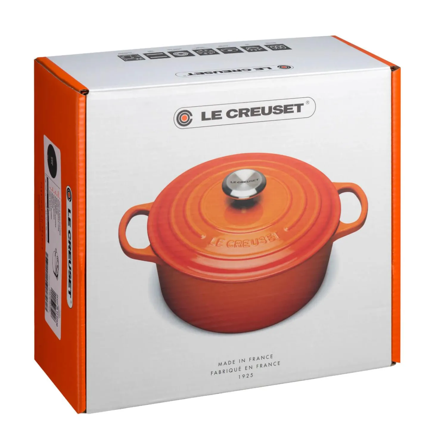 Le Creuset Signature Cast Iron 22cm Round Casserole - Volcanic