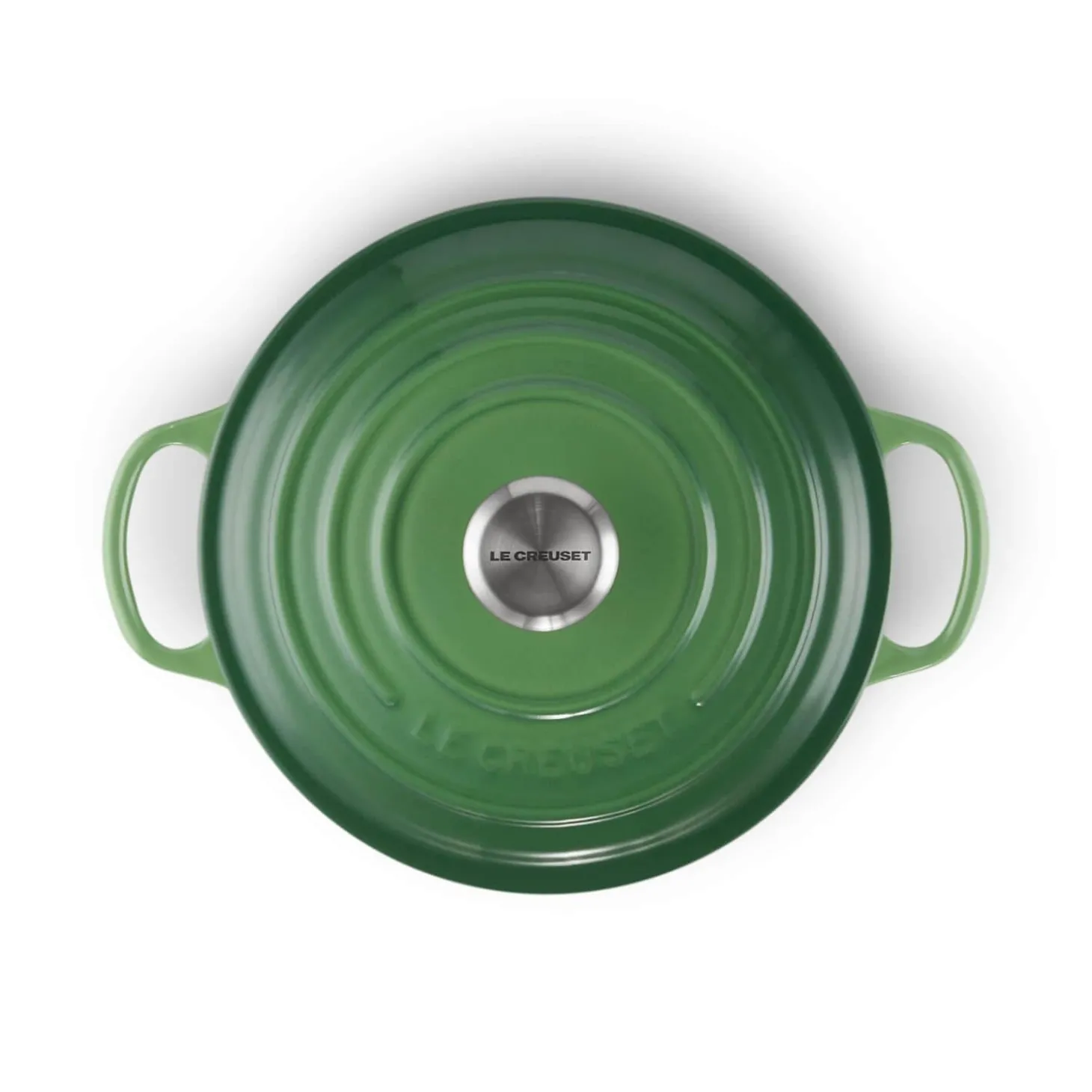 Le Creuset Signature Cast Iron 24cm Round Casserole - Bamboo Green