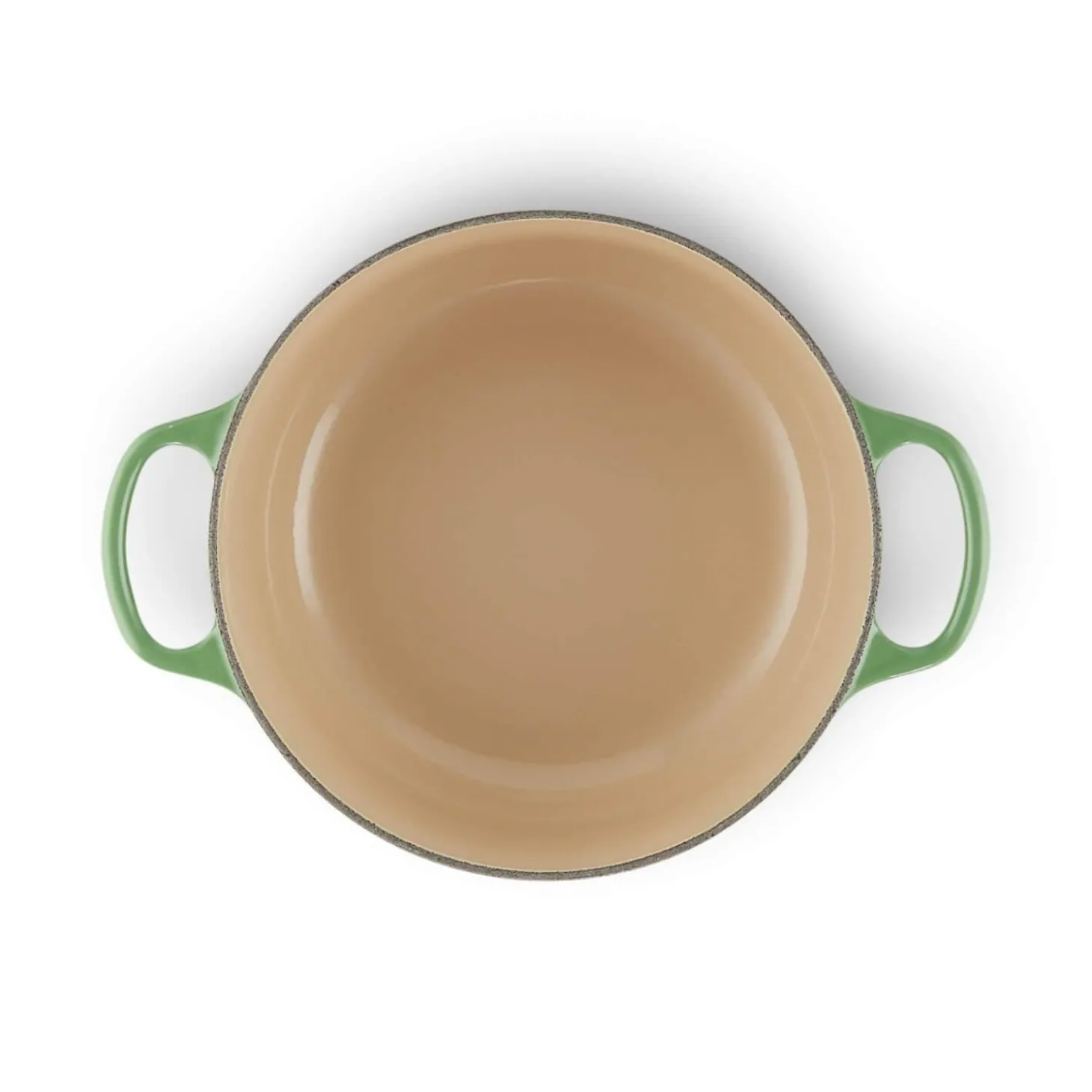 Le Creuset Signature Cast Iron 24cm Round Casserole - Bamboo Green