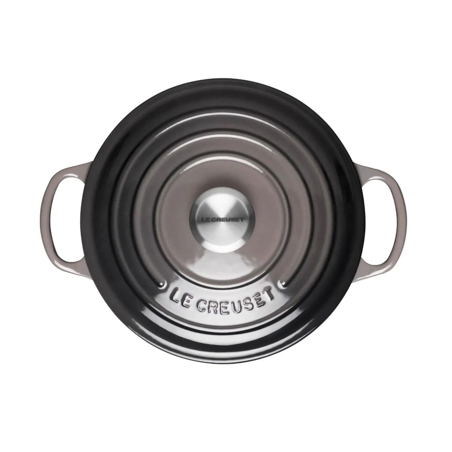 Le Creuset Signature Cast Iron 28cm Round Casserole - Flint