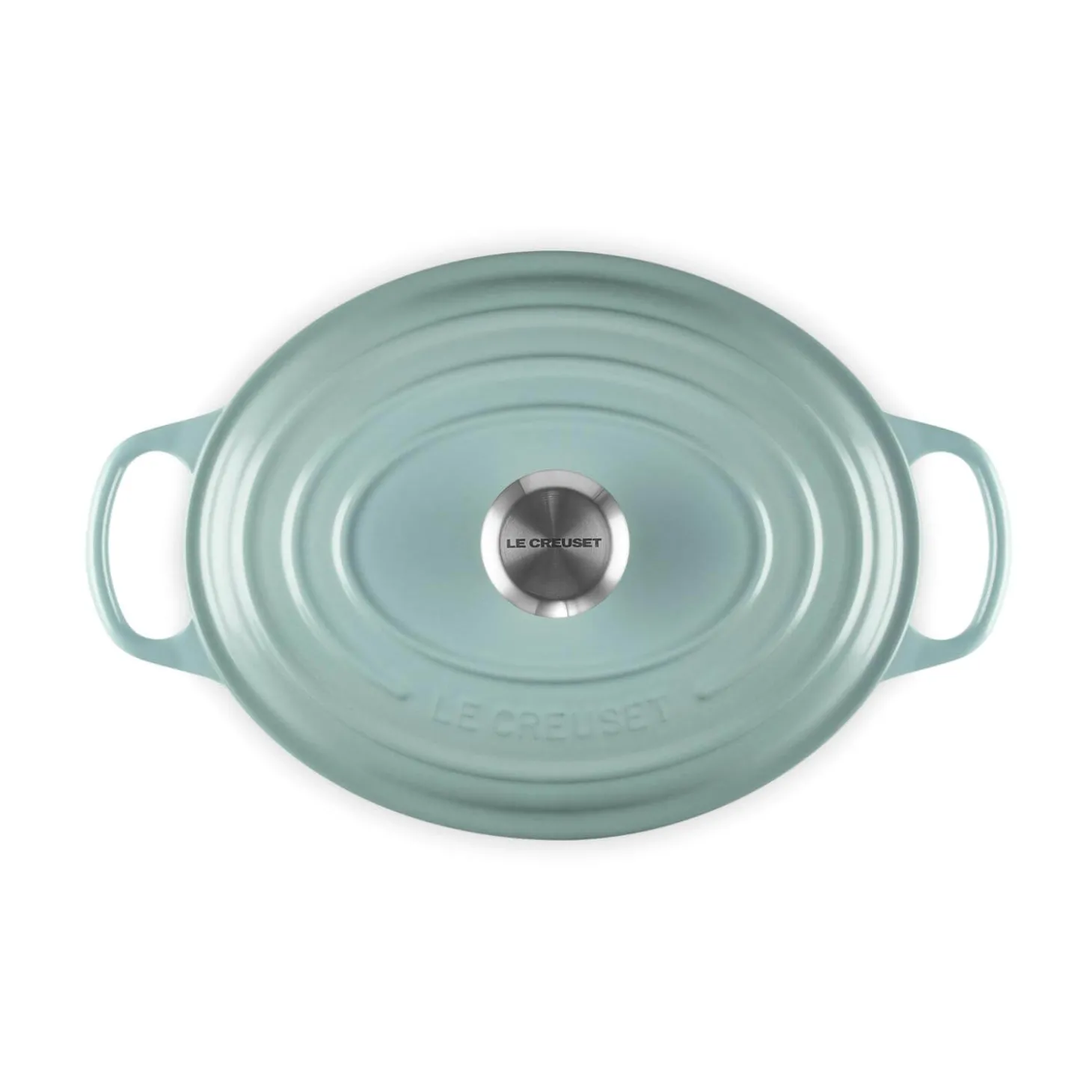 Le Creuset Signature 29cm Cast Iron Oval Casserole - Sea Salt