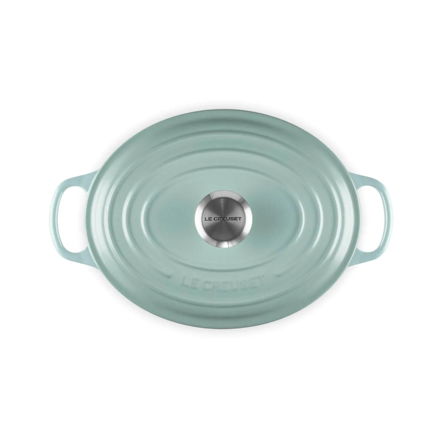 Le Creuset Signature 27cm Cast Iron Oval Casserole - Sea Salt