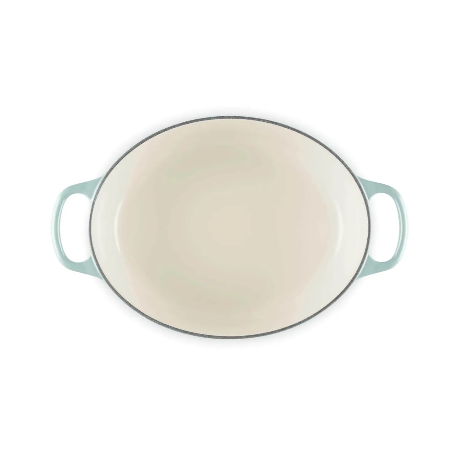 Le Creuset Signature 27cm Cast Iron Oval Casserole - Sea Salt