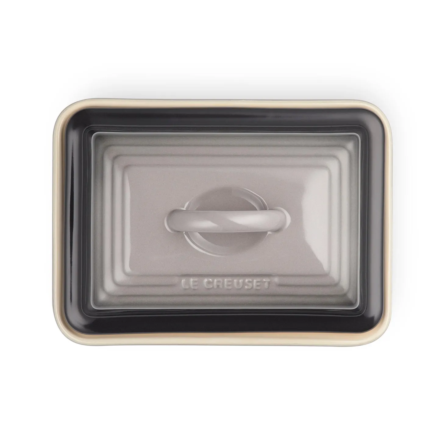 Le Creuset Stoneware Butter Dish - Flint