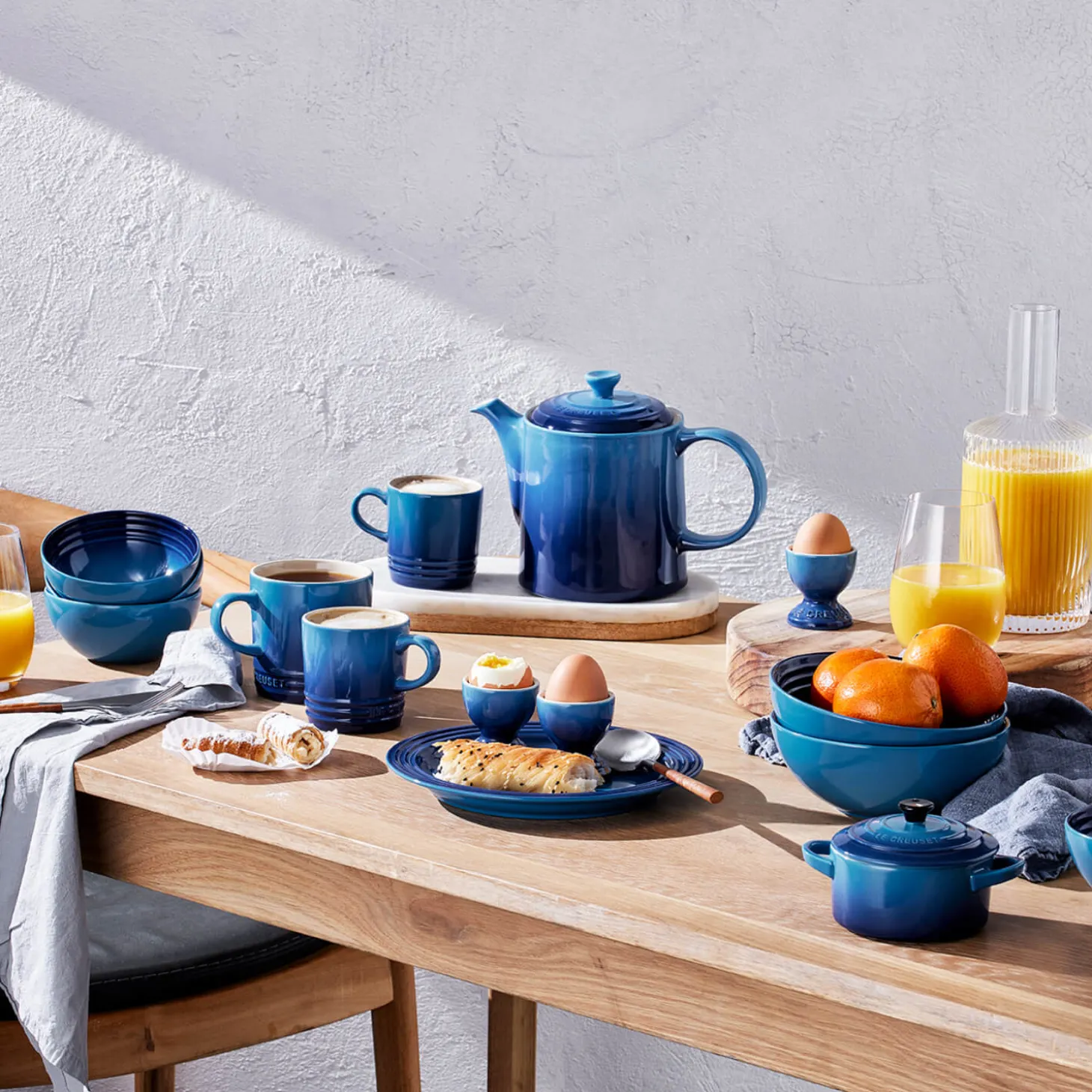 Le Creuset Stoneware Cappuccino Mug - Azure