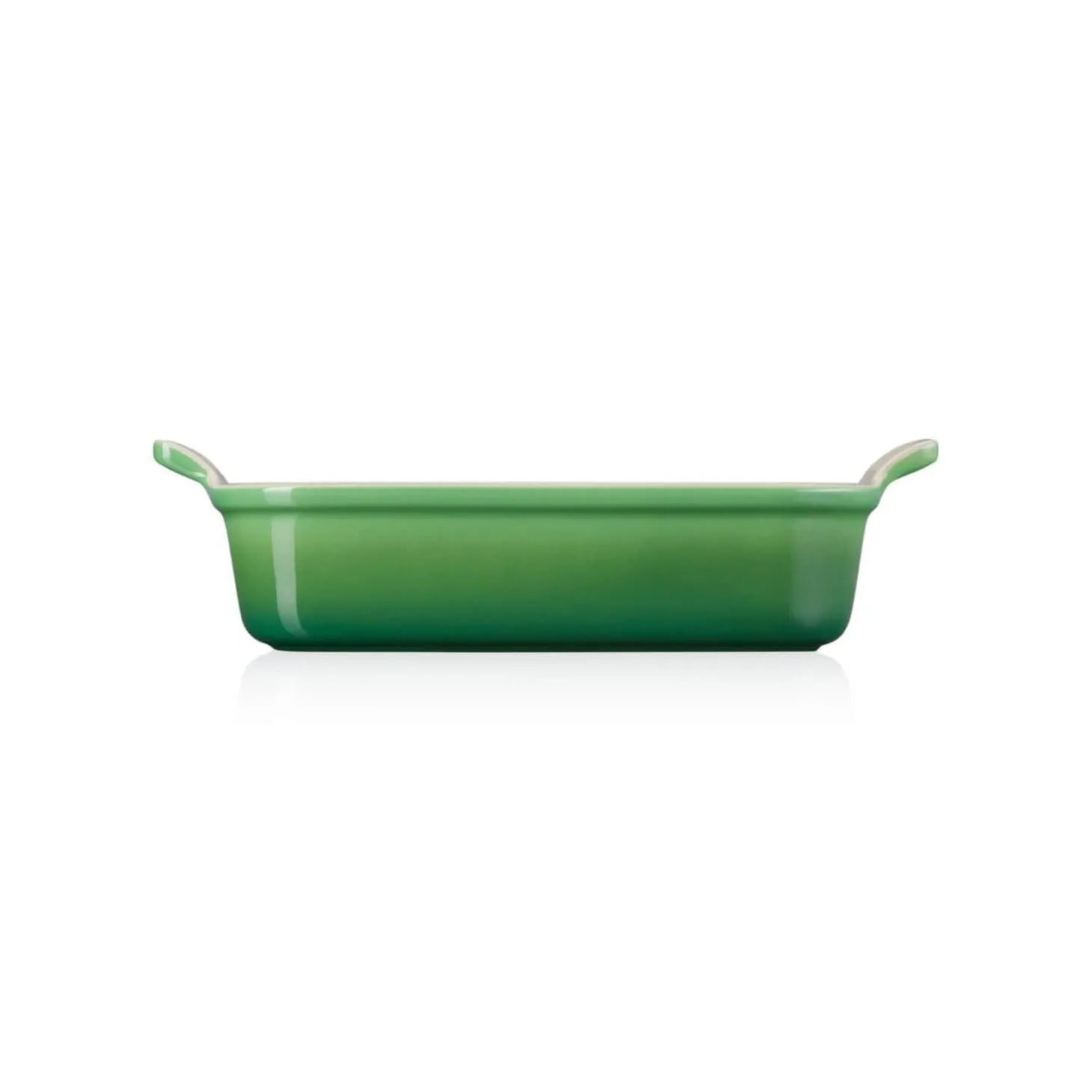 Le Creuset Stoneware Heritage 19cm Rectangular Deep Dish - Bamboo Green