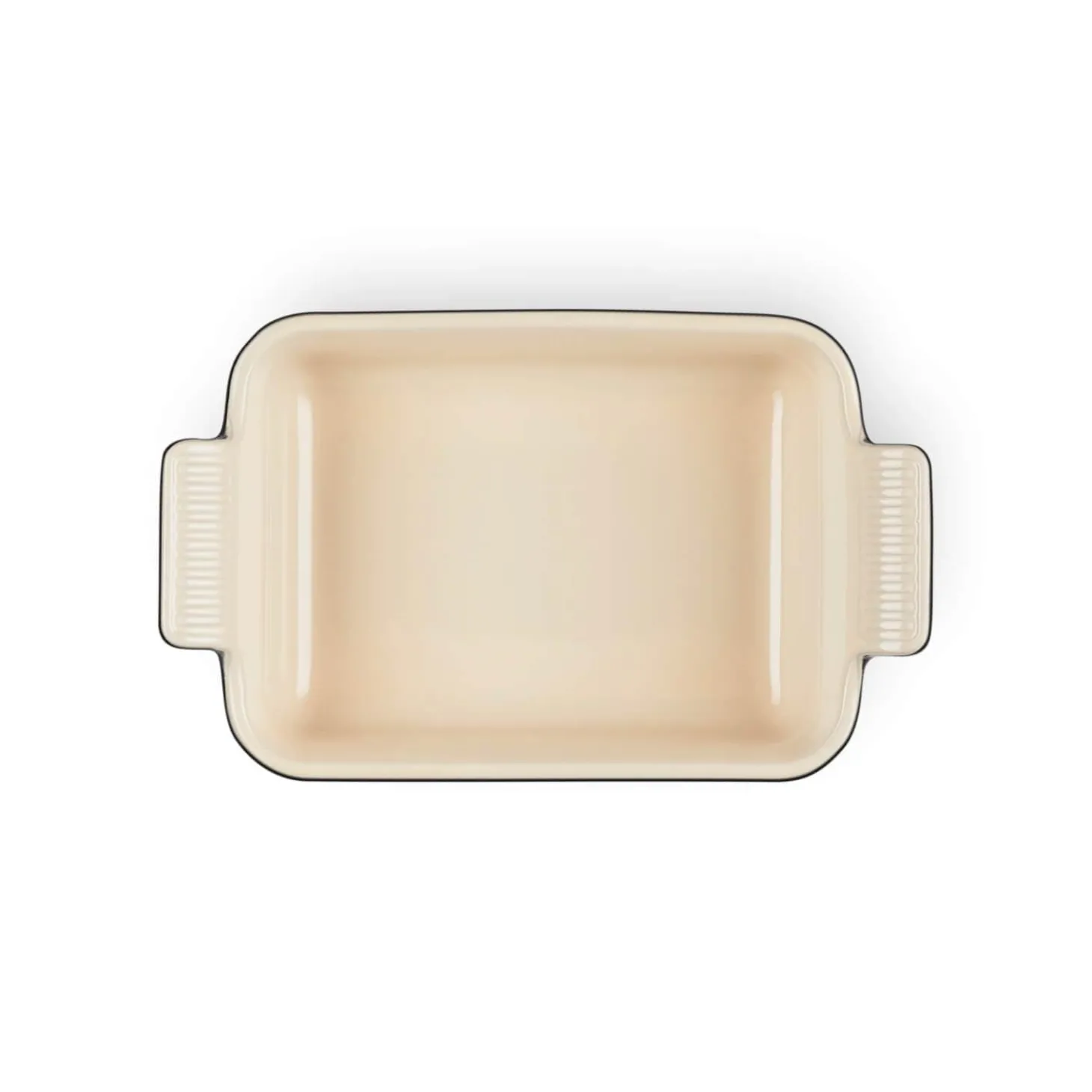 Le Creuset Stoneware Heritage 19cm Rectangular Dish - Matte Black