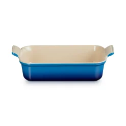 Le Creuset Stoneware Heritage 26cm Rectangular Deep Dish - Azure