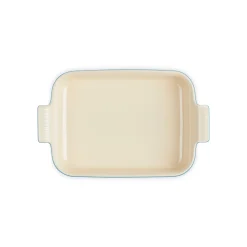 Le Creuset Stoneware Heritage 32cm Deep Rectangular Dish - Azure