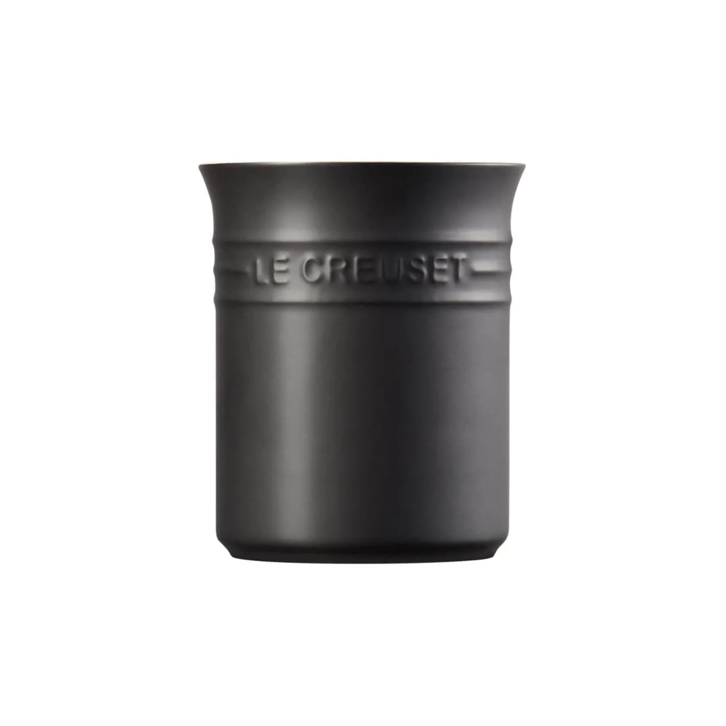 Le Creuset Stoneware Small Utensil Jar - Satin Black