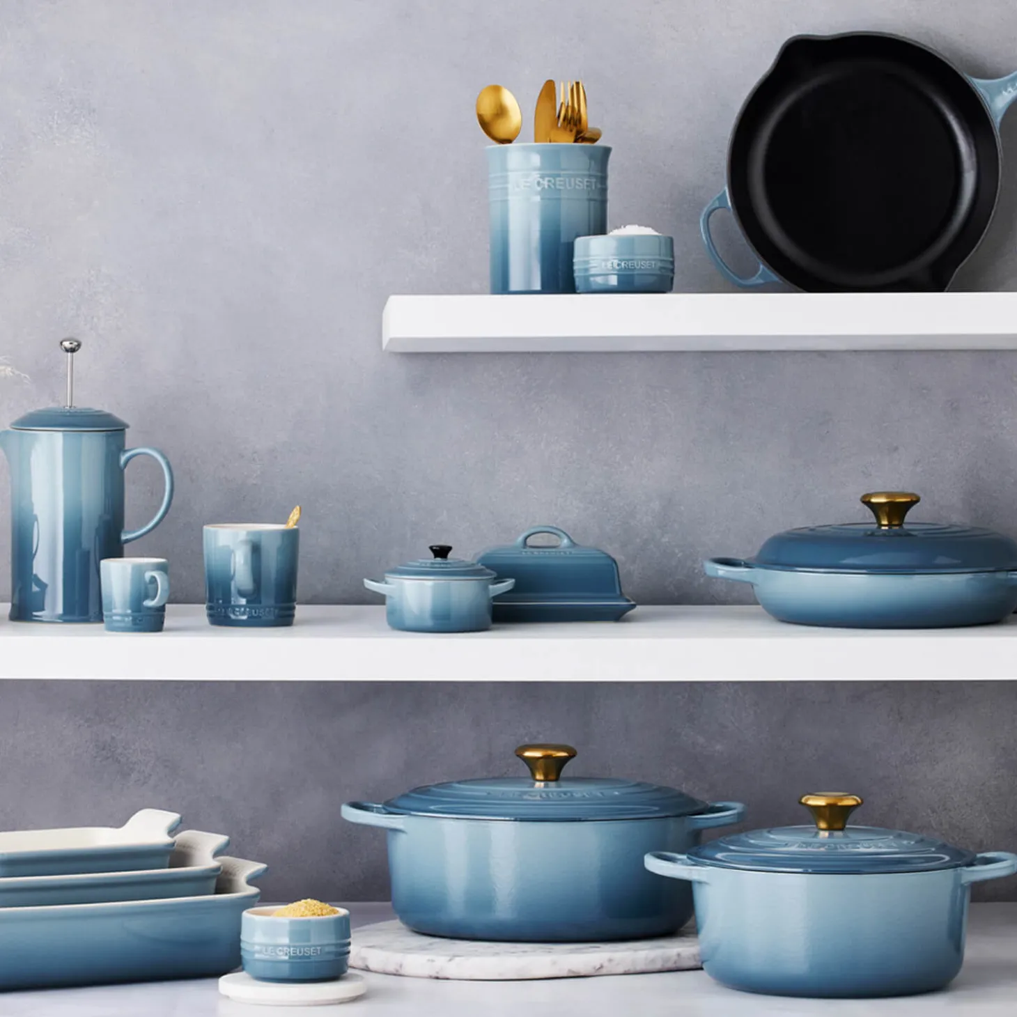 Le Creuset Stoneware Stackable Ramekin - Chambray