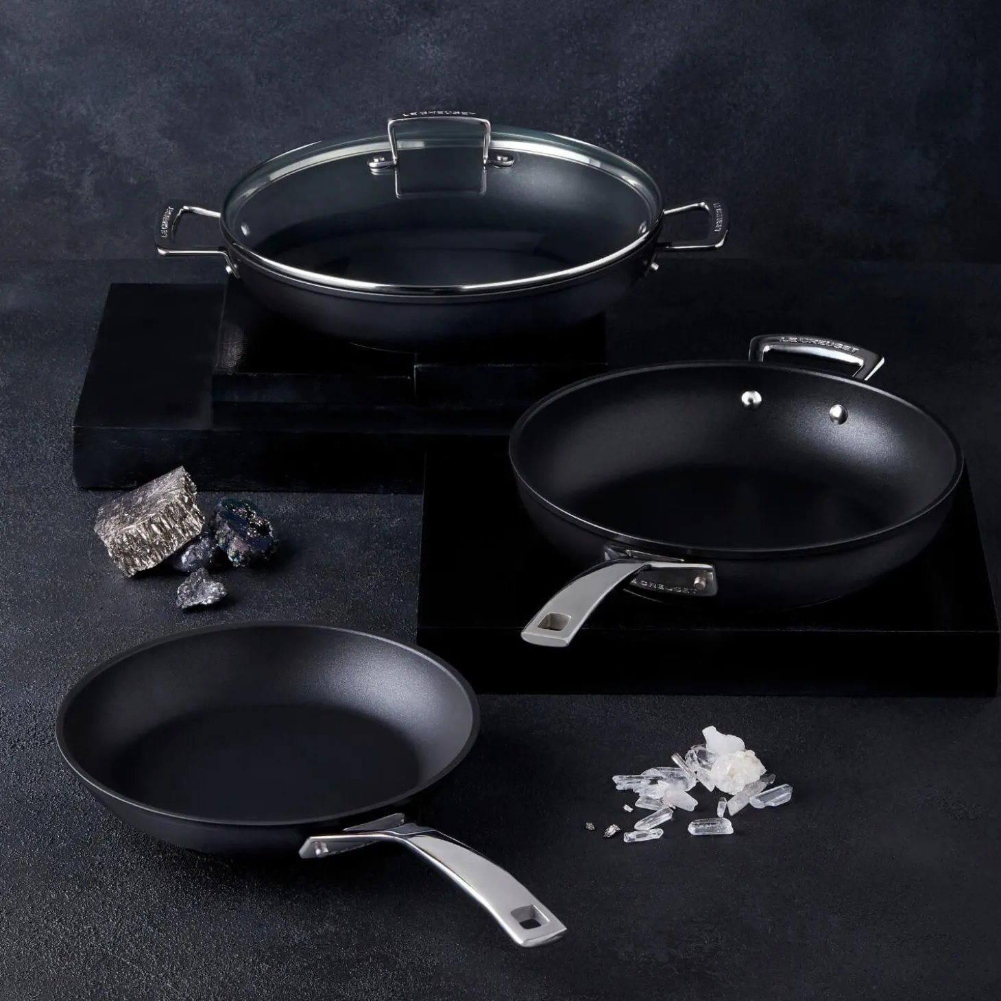 Le Creuset Toughened Non-Stick Deep Frying Pan With Helper Handle - 26cm