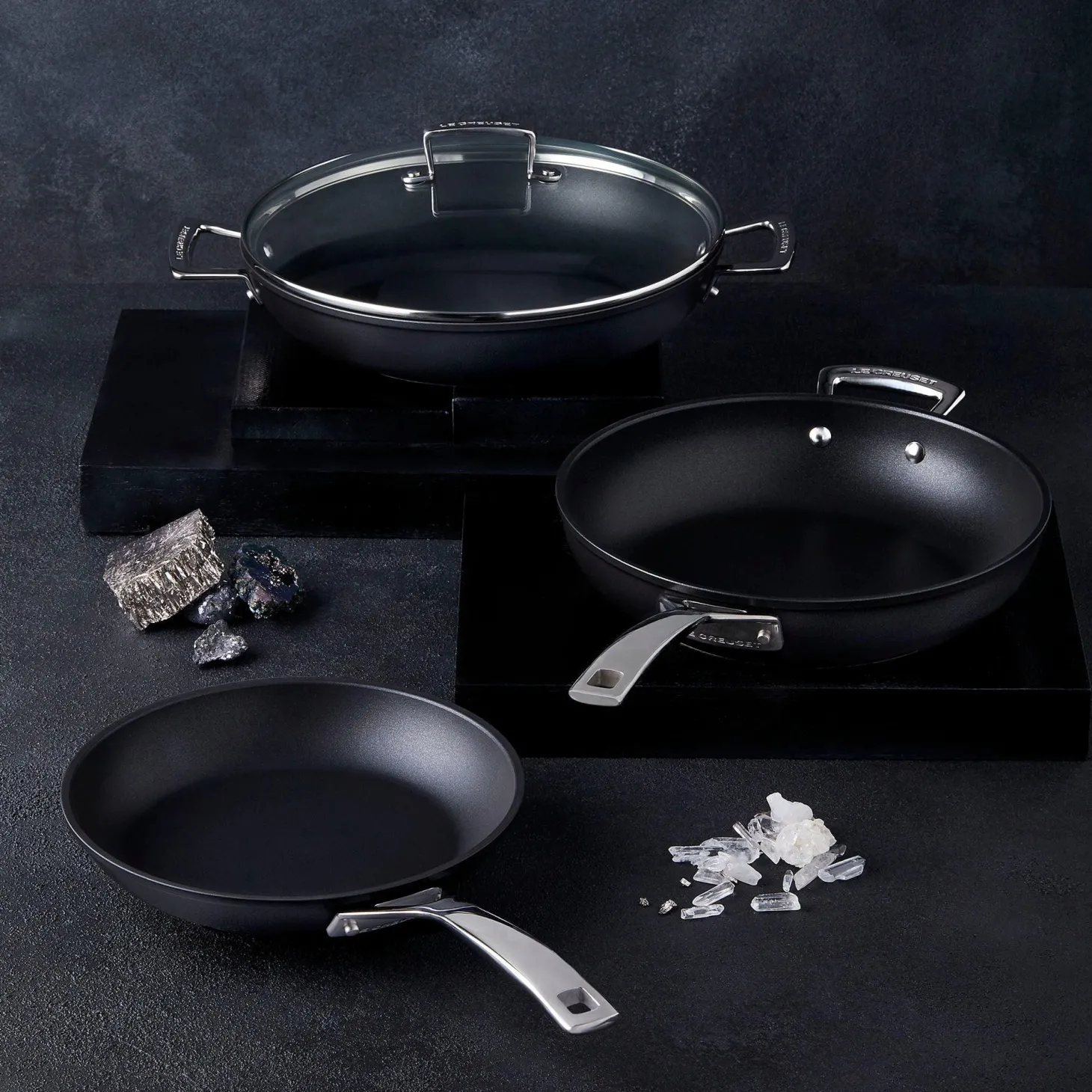 Le Creuset Toughened Non-Stick Deep Frying Pan - 24cm