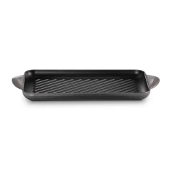 Le Creuset Traditional Cast Iron 32cm Rectangular Grill - Flint