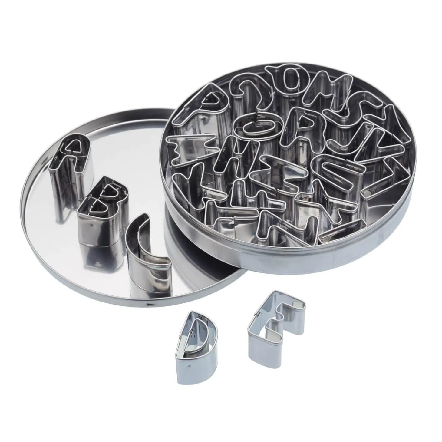 Let's Make 26 Alphabet Cookie Cutters With Storage Tin