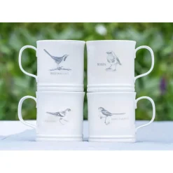 Mary Berry English Garden 4 Piece Mug Set - British Birds