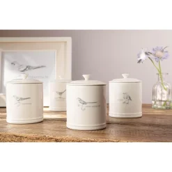 Mary Berry English Garden 3 Piece Canister Set - Birds