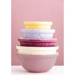 Mason Cash In The Meadow Daffodil 21cm Stoneware Mixing Bowl - Light Sand
