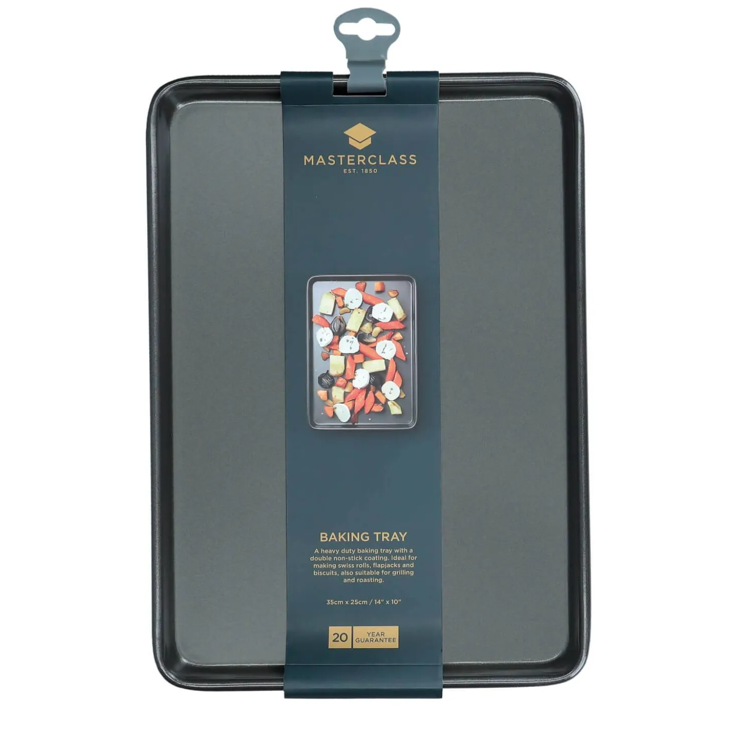 Masterclass Non-Stick Rectangle Baking Tray - 35cm