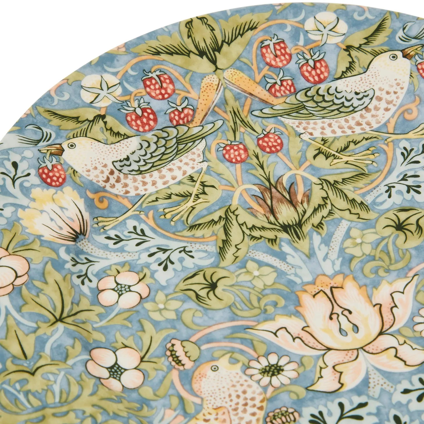 Morris & Co Set Of Four 20cm Earthenware Plates
