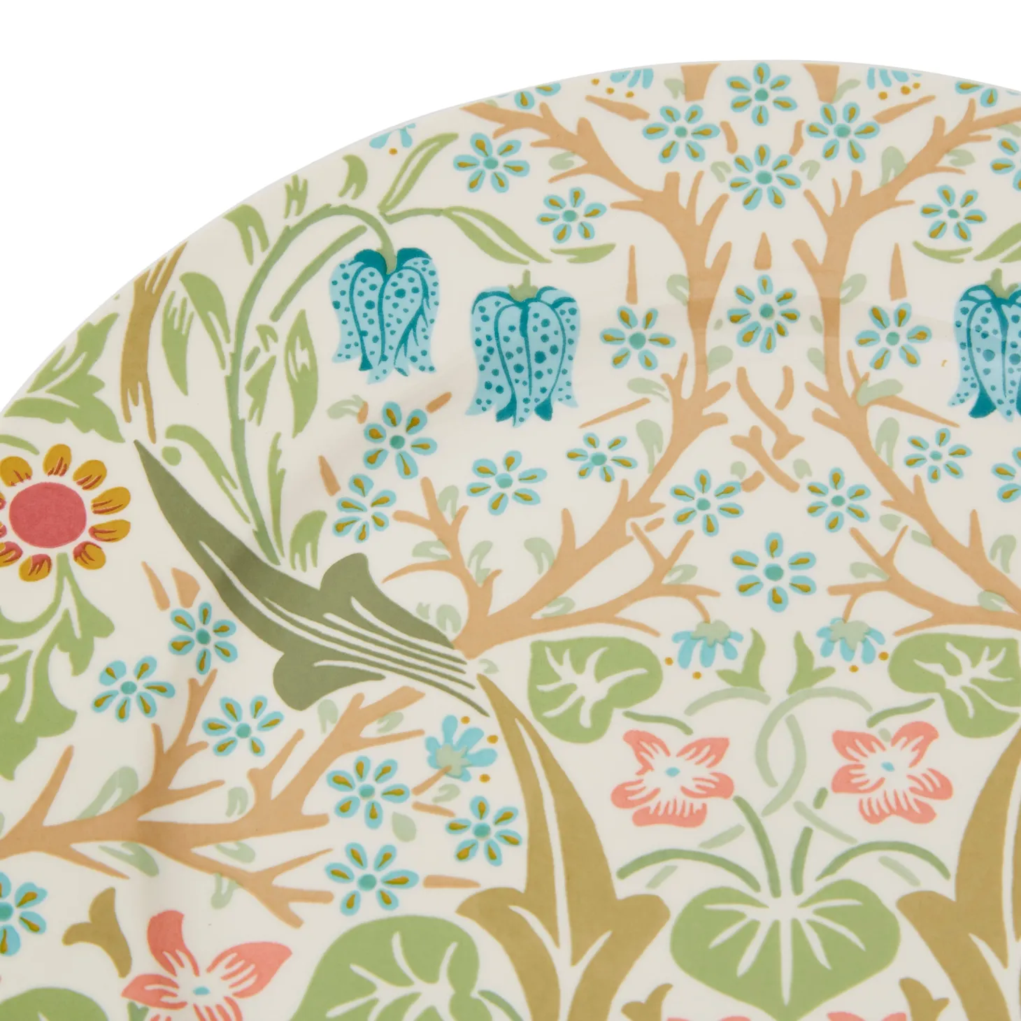 Morris & Co Set Of Four 20cm Earthenware Plates