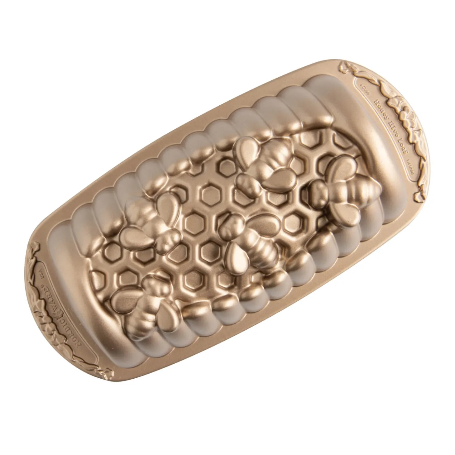 Nordic Ware 6-Cup Honey Hive Loaf Pan - Toffee