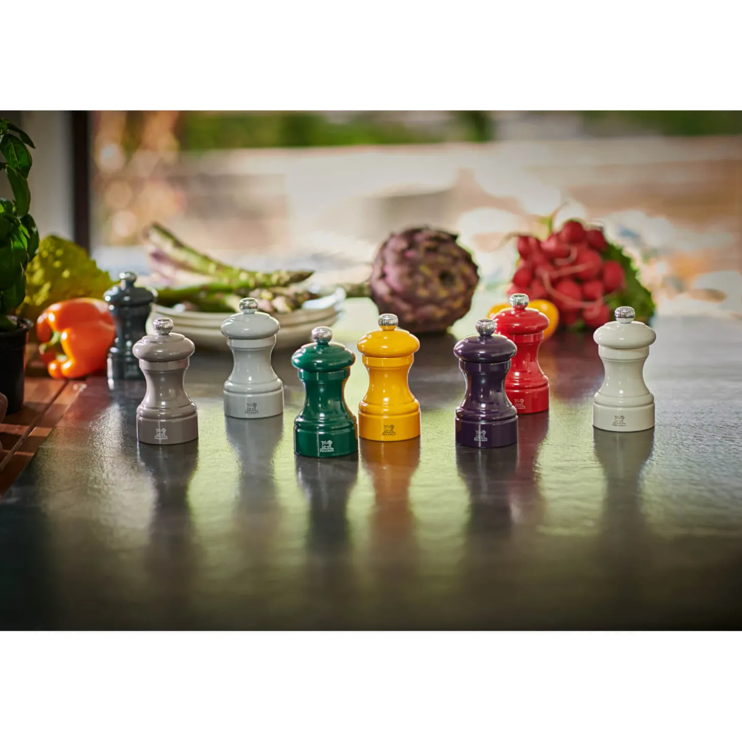 Peugeot Bistro 10cm Pepper Mill - Pearl Grey