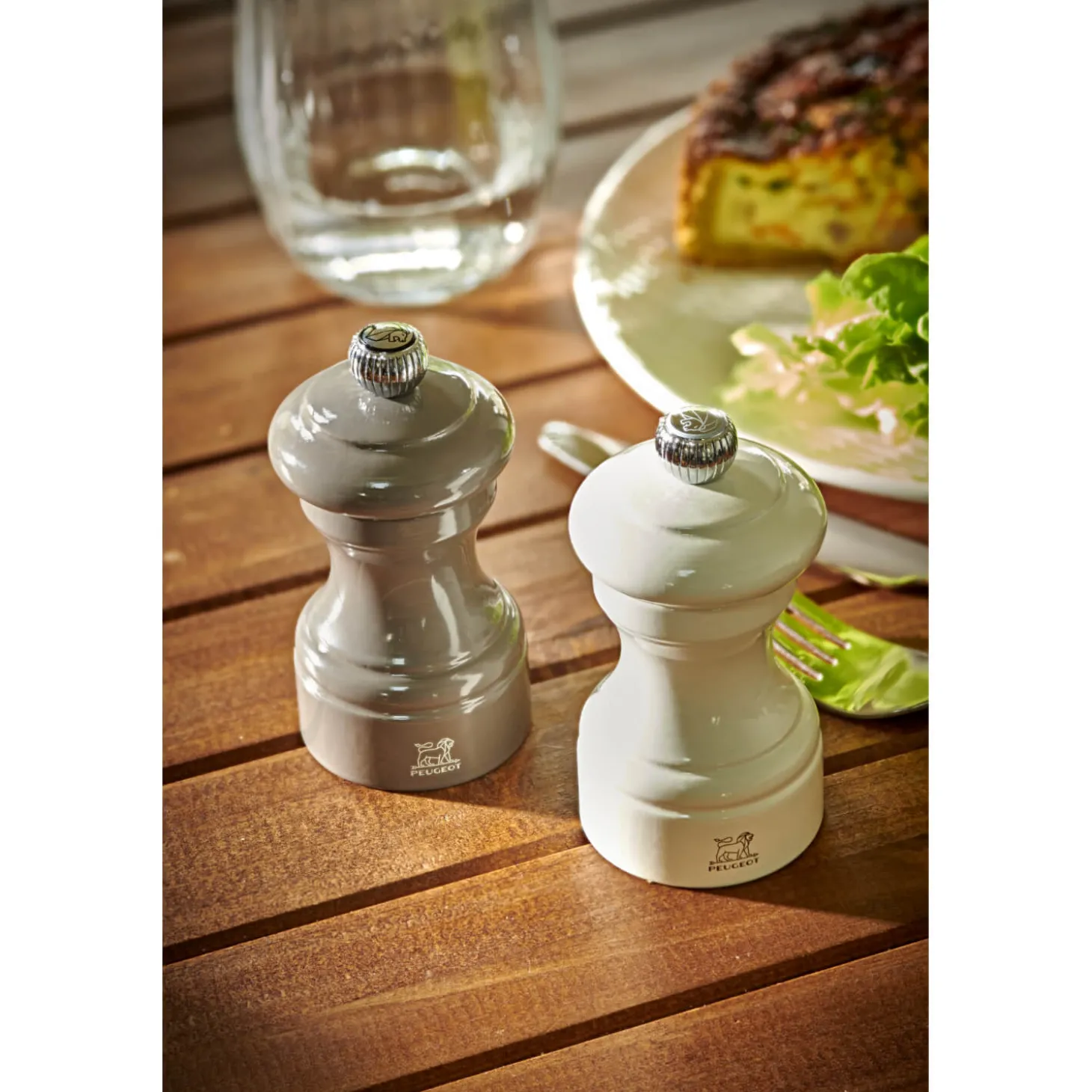 Peugeot Bistro 10cm Salt Mill - Taupe Grey