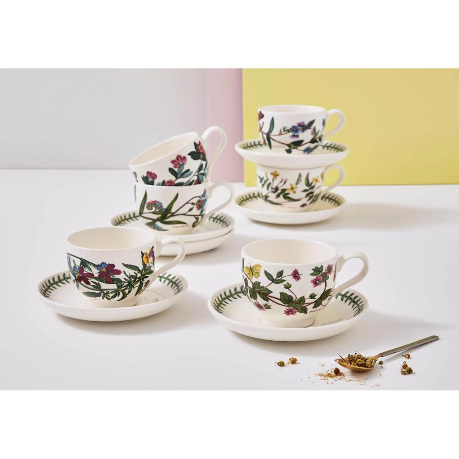 Portmeirion Botanic Garden Round Coasters - Set of 4