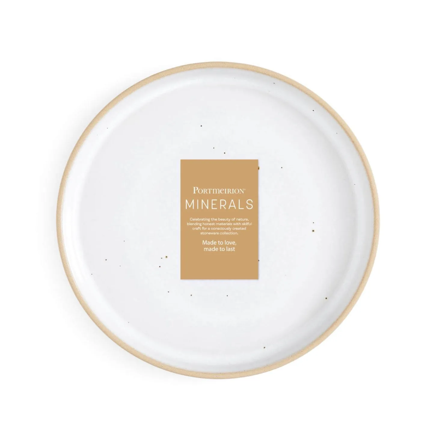 Portmeirion Minerals Stoneware 21.7cm Side Plate - Moonstone