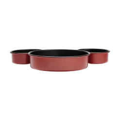 Prestige Disney 'Bake With Mickey' Non-Stick Mickey Head Cake Tins - 3 Piece
