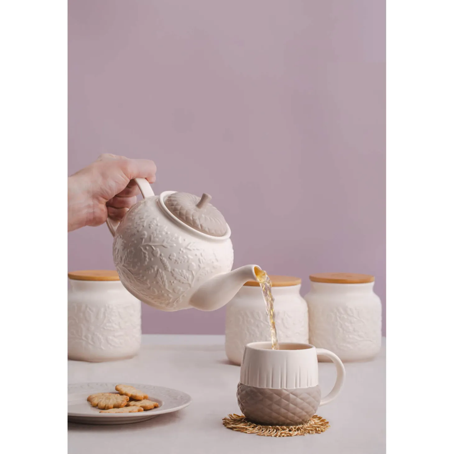 Price & Kensington Acorn Sugar Storage Jar