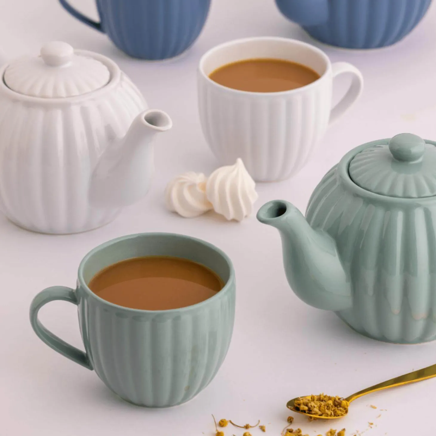 Price & Kensington Luxe 460ml Oversized Mug - Duck Egg