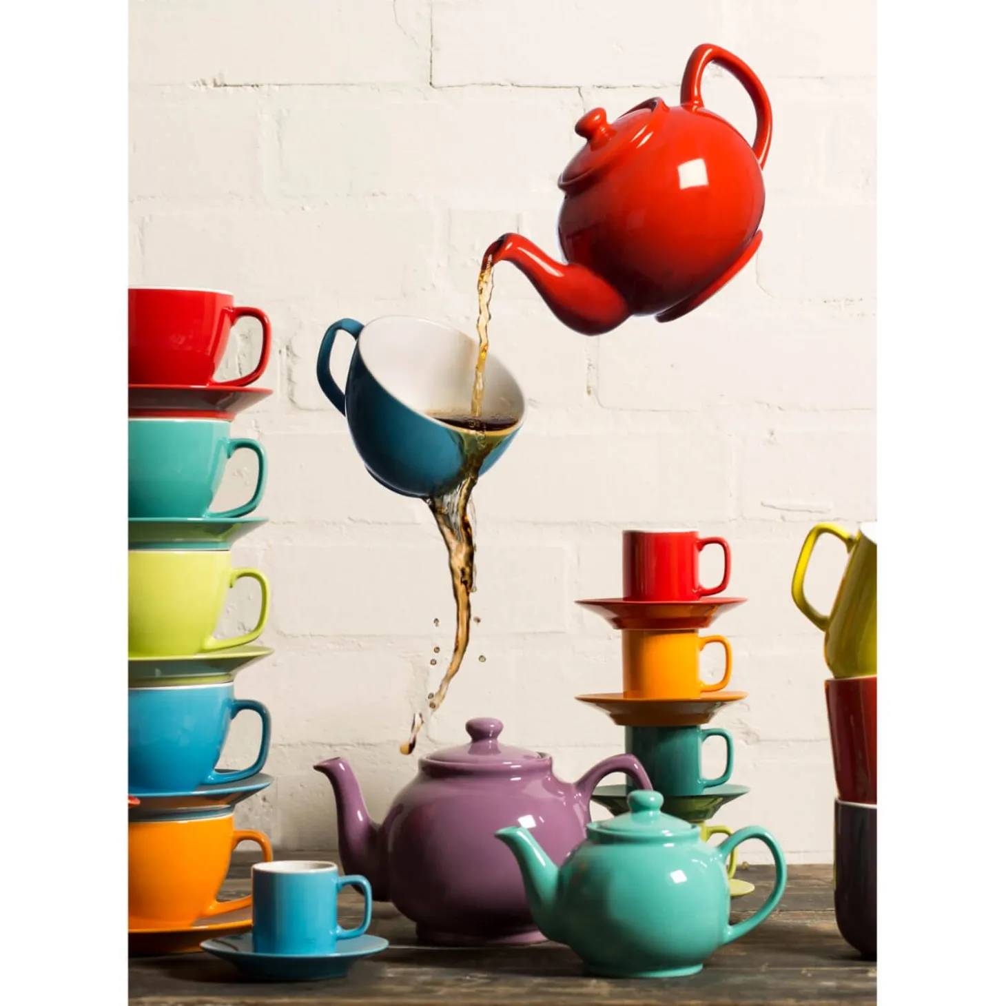 Price & Kensington Stoneware 6 Cup Teapot - Mint Green