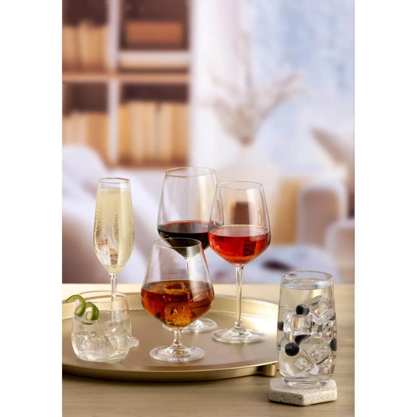 Ravenhead Kings Set of 4 52cl Crystal White Wine Glasses