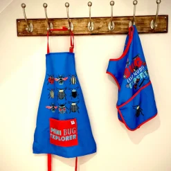 RHS 'I Bug You' RPET Childrens Apron - Blue