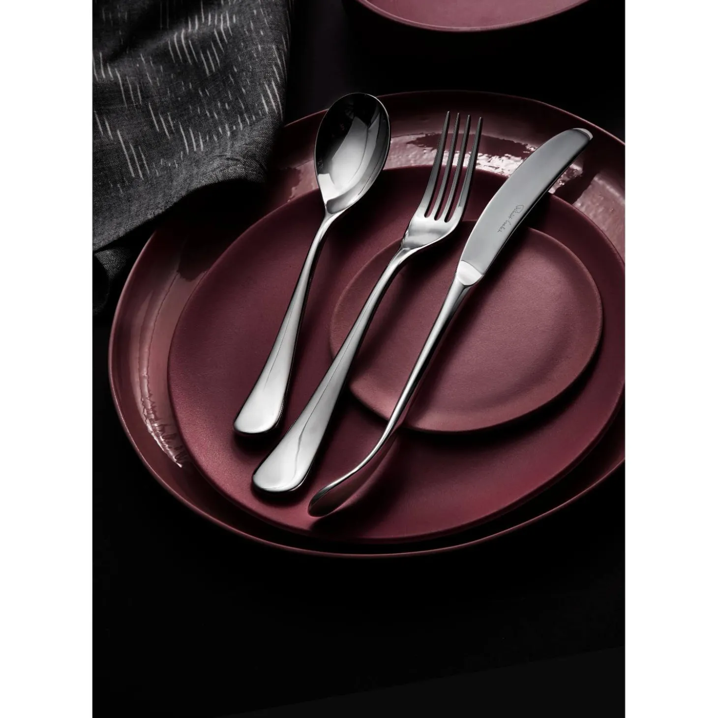 Robert Welch Ashbury Bright Stainless Steel Cutlery Set - 42 Piece