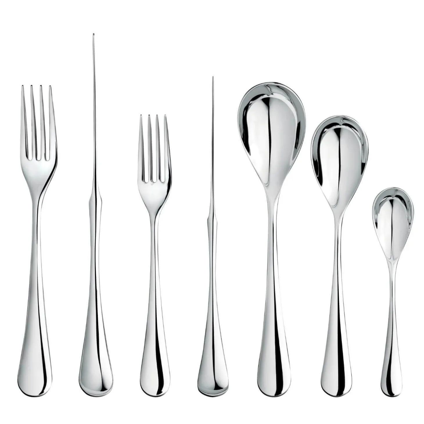Robert Welch Ashbury Bright Stainless Steel Cutlery Set - 56 Piece